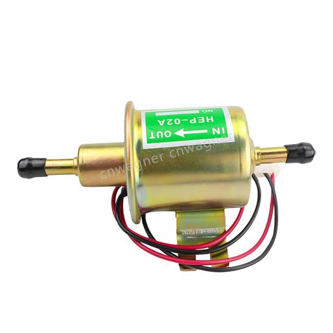 Carbole 12v Universal Inline Electric Fuel Pump Low Pressure 4 7 Psi