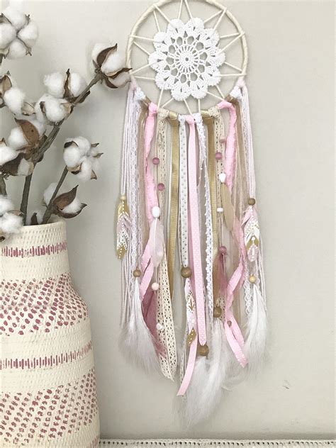 Pink And Gold Dream Catcher Pink Dreamcatcher Pink And Gold