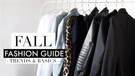 FALL FASHION GUIDE | Musthave Trends & Basics Pieces - YouTube