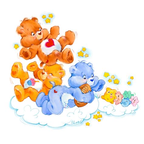 Care Bears Vintage Care Bear Party Care Bears Cousins Art Trading