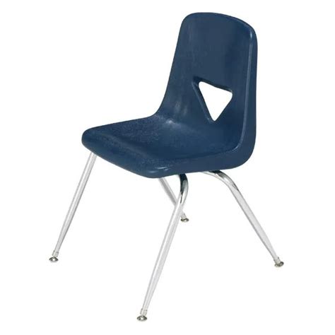 Polypropylene Four Leg School Stack Chair Scholar Craft Sc120 Affordable Classroom Chairs