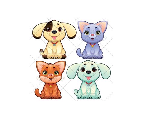 Sure you see a dog pop up here and there. Dog and cat vector pack - animal vectors (dog, doggie, puppy, puppies, cat, kitten, pet, cartoon)