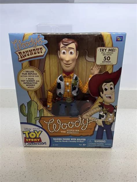 Disney Pixar Toy Story Sheriff Woody Collection Talking Doll Rare White