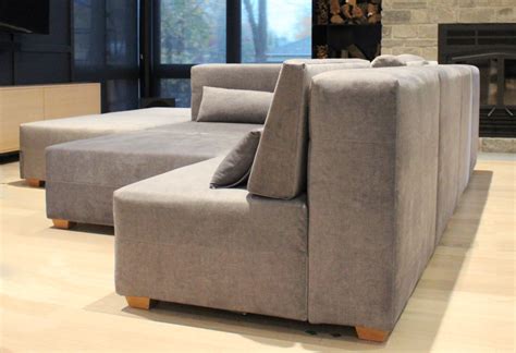 Double Sided Sectional Sofa Luwiss Eco Sofas Accueil Sofas Sur Mesure