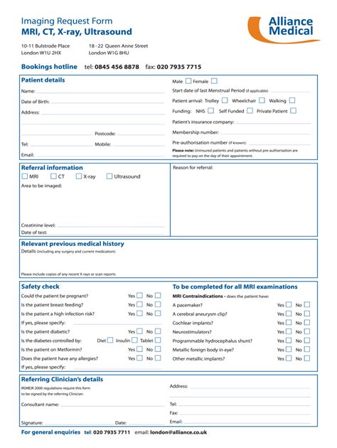 Ultrasound Request Form Fill Out And Sign Online Dochub