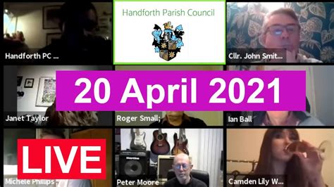 🔴 Full Handforth Parish Council Meeting 20 April Youtube