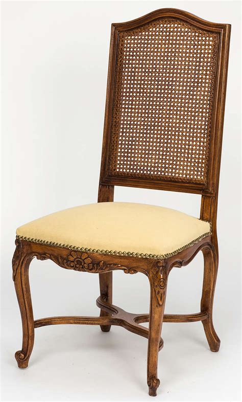 French Cane Tall High Back Dining Chairs Set Of 8 At 1stdibs