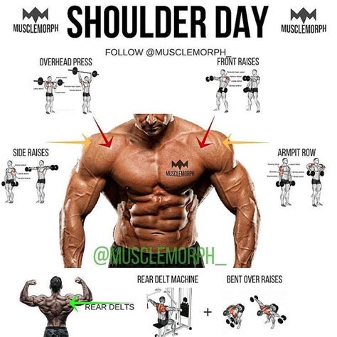 Shoulder Day Workout For Yours For More Content Follow Us
