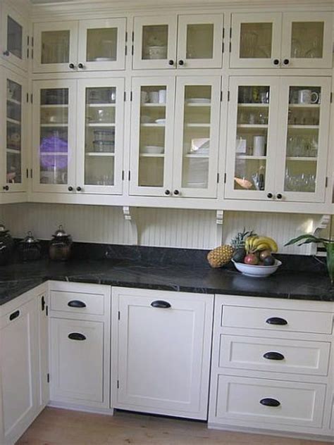 Dark shadow instantly provides an elegant and classy look for. Beadboard backsplash, Victorian kitchen and Cabinets on ...