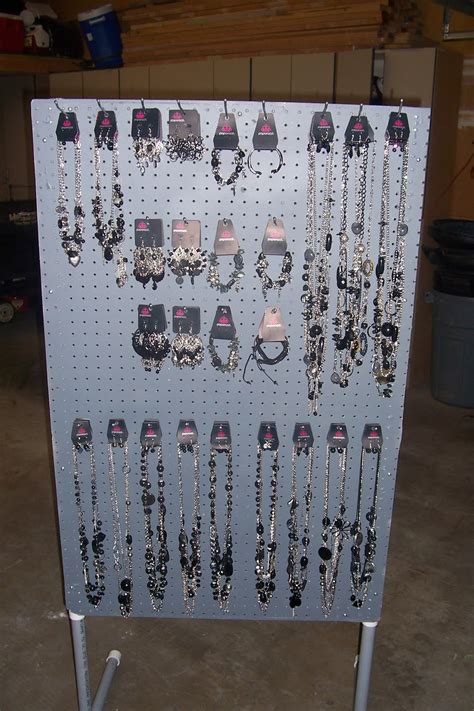 Jewelry For Five Support Vertical Pegboard Displays