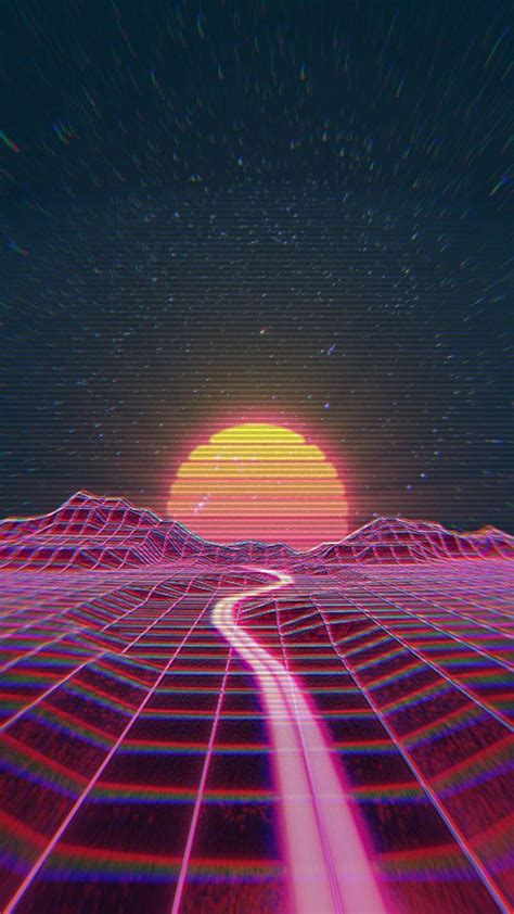 Synthwave Retro Wallpaper Phone Ex Wallpaper