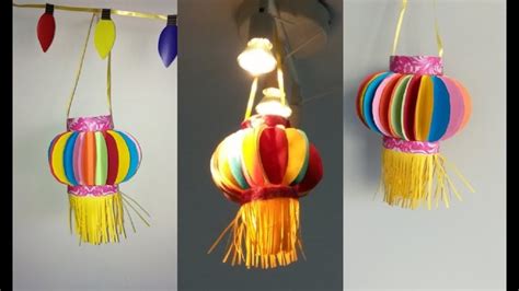 How To Make Paper Lantern Akash Kandli Diy Diwali Decor Kids Crafts