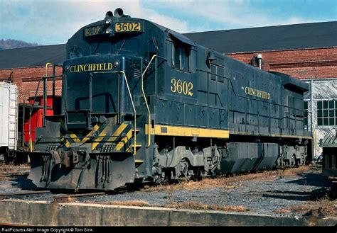 High Quality Photograph Of Clinchfield Railroad Ge U36c Crr 3602 At