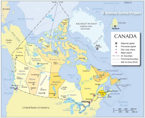 Map Of Major Cities In Canada ~ Afp Cv