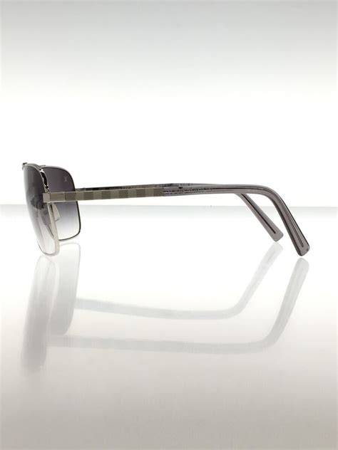 Louis Vuitton Damier Attitude Z0260u Sunglasses Gradation Gray Men Used Lv Ebay