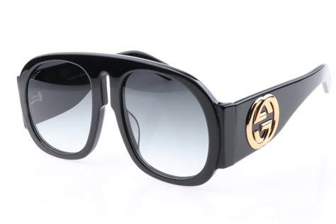 wholesale gg0152s sunglasses in black gradient grey