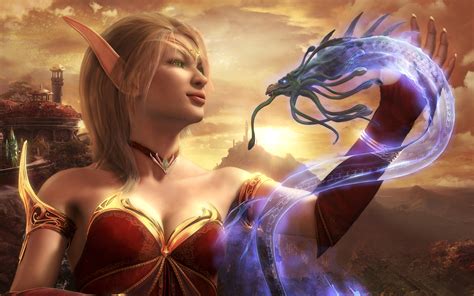 Blood Elf Dragon World Of Warcraft Hd Wallpaper Wallpaperbetter Sexiz Pix