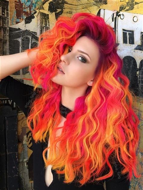 Pin By Elizabeth Young On Strictly Hair Nails And Cosmetics Fire Hair Hair Color Orange Hair