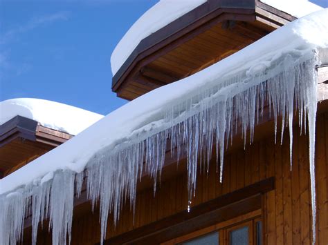 Free Stock Photo Of Icicles On A Winter Holiday Cabin Photoeverywhere