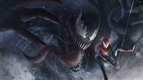 Venom Vs Spiderman Hd Superheroes 4k Wallpapers Images Backgrounds Images