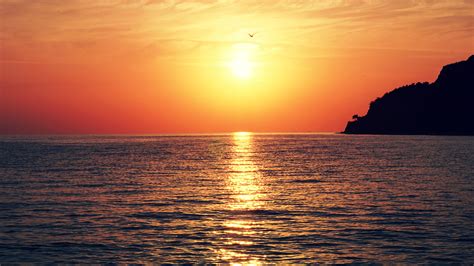 Sunset Seascape 4k Wallpapers Hd Wallpapers Id 27957
