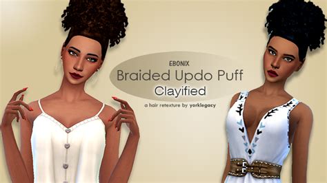 Yorklegacy “ Anon Request 12 Braided Updo Puff Clayified