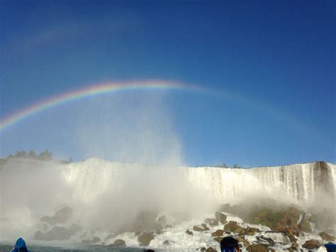 Camping in niagara falls usa is easy and affordable with lots of campgrounds to choose from. Rainbow over Niagara