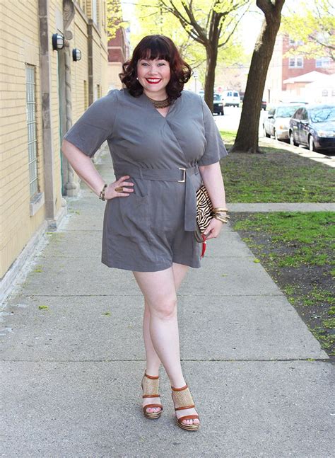 Simply Adorable In This Simply Be Plus Size Romper Apple Shape