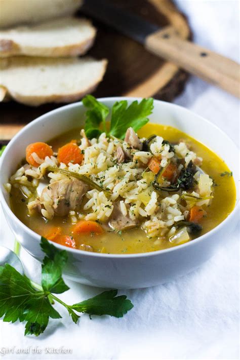 1 cooking a leftover vegetable soup with broth 2 using other leftovers to make base for your vegetable soup Leftover Turkey and Rice Soup (30 Minute Meal) - Girl and ...