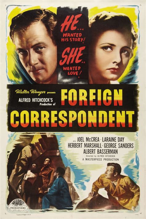 Happyotter: FOREIGN CORRESPONDENT (1940)