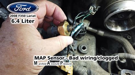 2008 F350 64l Map Sensor Youtube