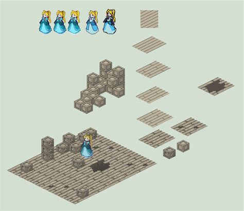 Isometric Components Blocks Floor And Sprite By Heartgear On Deviantart