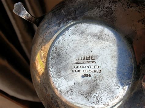 Antique Hard Soldered Silver Plated Edwardian Teapot Ebay