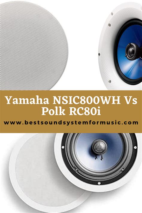 Maybe you would like to learn more about one of these? Yamaha NSIC800WH Vs Polk RC80i In-Ceiling/In-Wall Speakers ...