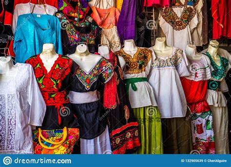 A Traditional Mexican Clothing In Nuevo Progreso Mexico
