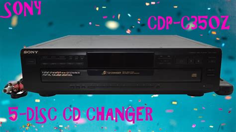 Sony 5 Disc Cd Players Cdcp375 Ahtop