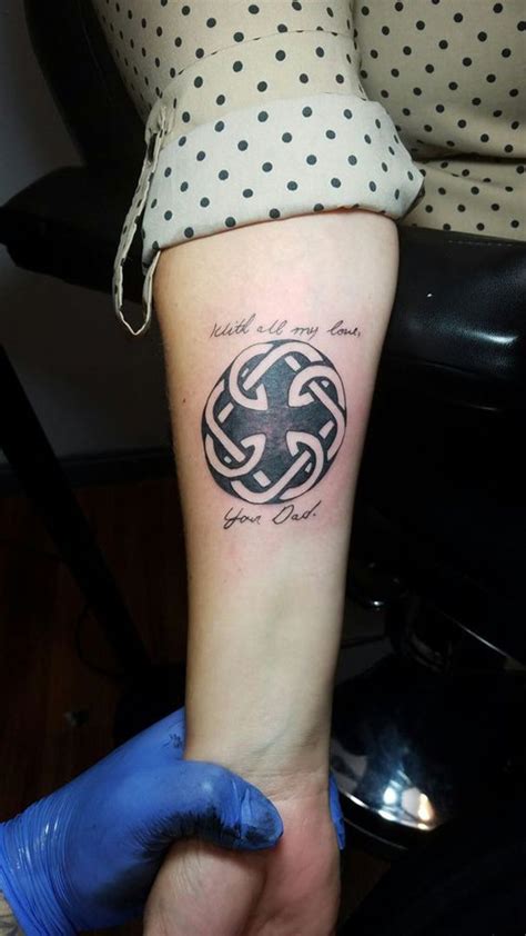 Father Daughter Tattoos Celtic