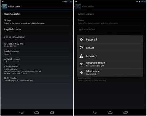 Nexus 7 3g Tastes Android 42 Jelly Bean Via Modaco Rom How To Install