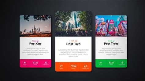 Rpg Style Card Design With Hover Effect Htmlcss Tutorial Red Stapler