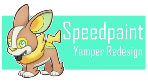 Yamper Redesign | Speedpaint - YouTube