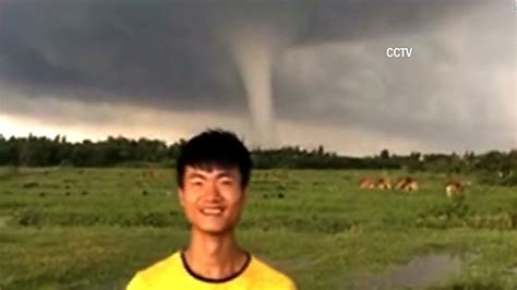Smiling Man Captures Video Of Rare Twister Cnn Video