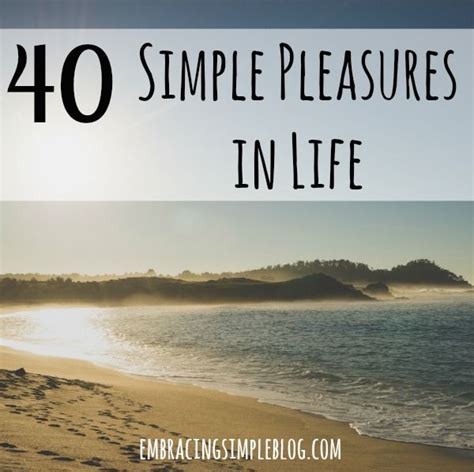 simple pleasures in life list marni finney