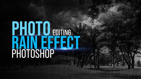 Photo Editing Rain Effect Photoshop Tutorial Bangla Tutorial