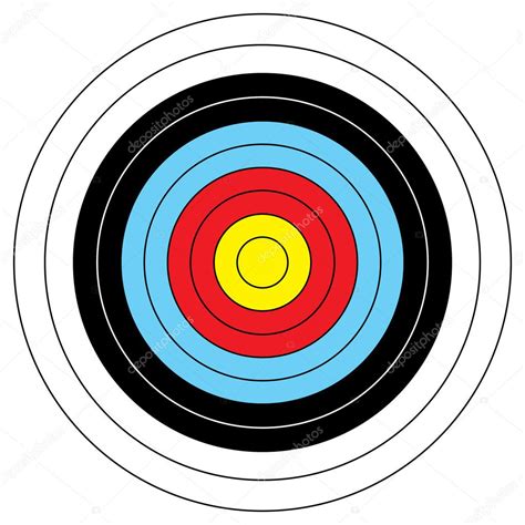 Archery Target — Stock Vector © Nicemonkey 3412195
