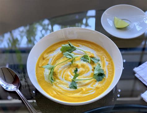 Curried Coconut Carrot Soup Plant Test Kitchen