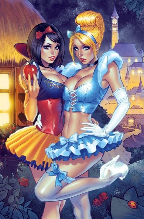 Snow White And Cinderella By Elias Chatzoudis On