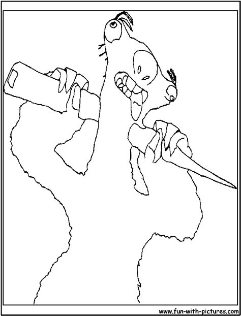 Way back in 2002, and 20 thousand years ago. Sid Iceage Coloring Page
