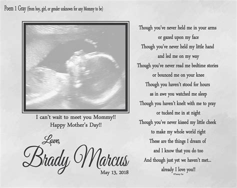 Baby Shower Thank You Poem From Unborn