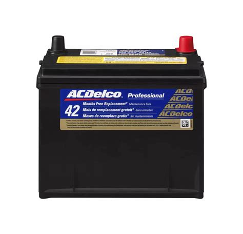 Professional Gold Series Battery Group 86 650 Cca Acdelco Auto Value
