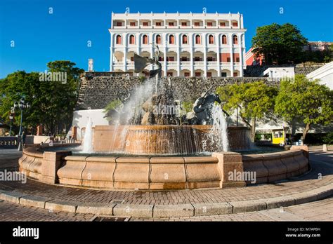 Unesco World Heritage Sight The Old Town Of San Juan Hi Res Stock